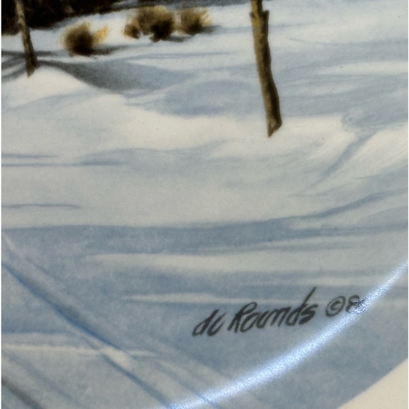 AL ROUNDS UTAH PICTURE PLATE-1987 TERRITORIAL CAPITOL IN FILMORE-THE VALLEY BANK - Picture 6 of 9